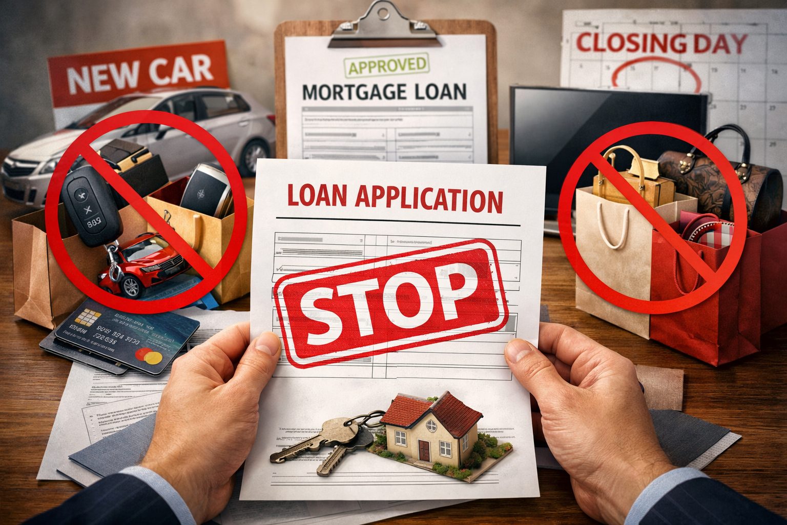 Don't Finance Anything Between Mortgage Approval and Closing Day