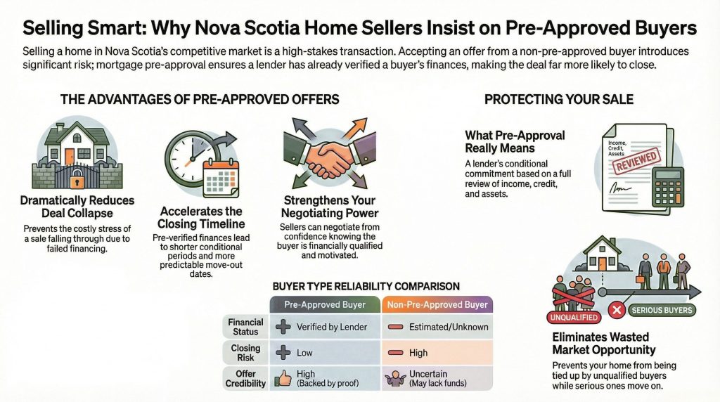 Why Nova Scotia Home Sellers Should Only Accept Offers from Pre-Approved Buyers