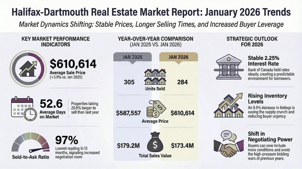 Halifax-Dartmouth Real Estate Market Stats – January 2026