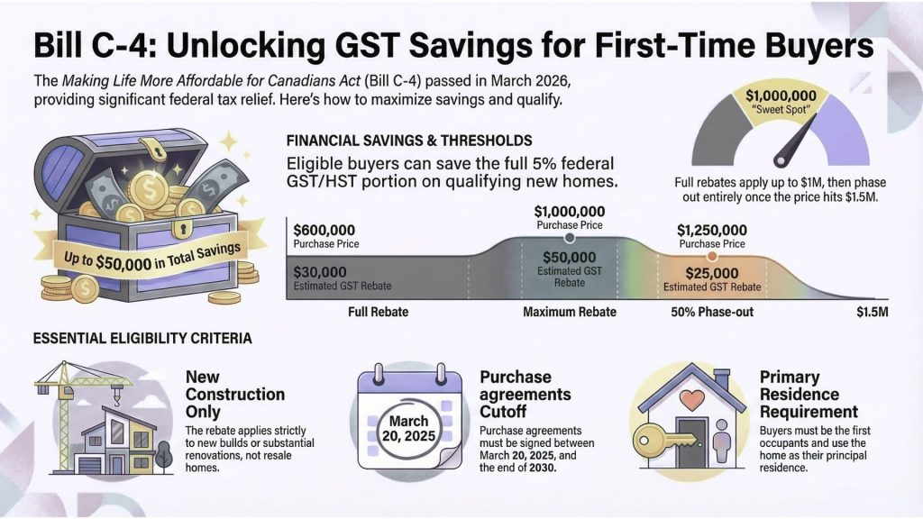 Bill C-4 GST Relief for First-Time Buyers What Nova Scotia Home Buyers Need to Know