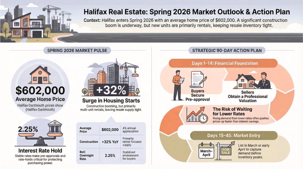 Spring 2026 in Halifax: What Buyers and Sellers Need to Know About Prices, Inventory, and Mortgages