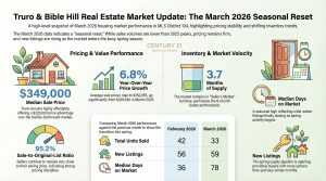 Truro / Bible Hill Real Estate Market Stats — March 2026