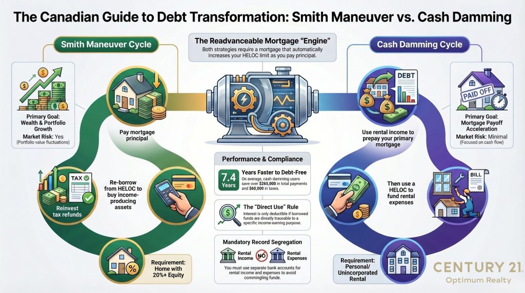 The Smith Maneuver and Cash Damming: A Canadian Real Estate Investor's Guide