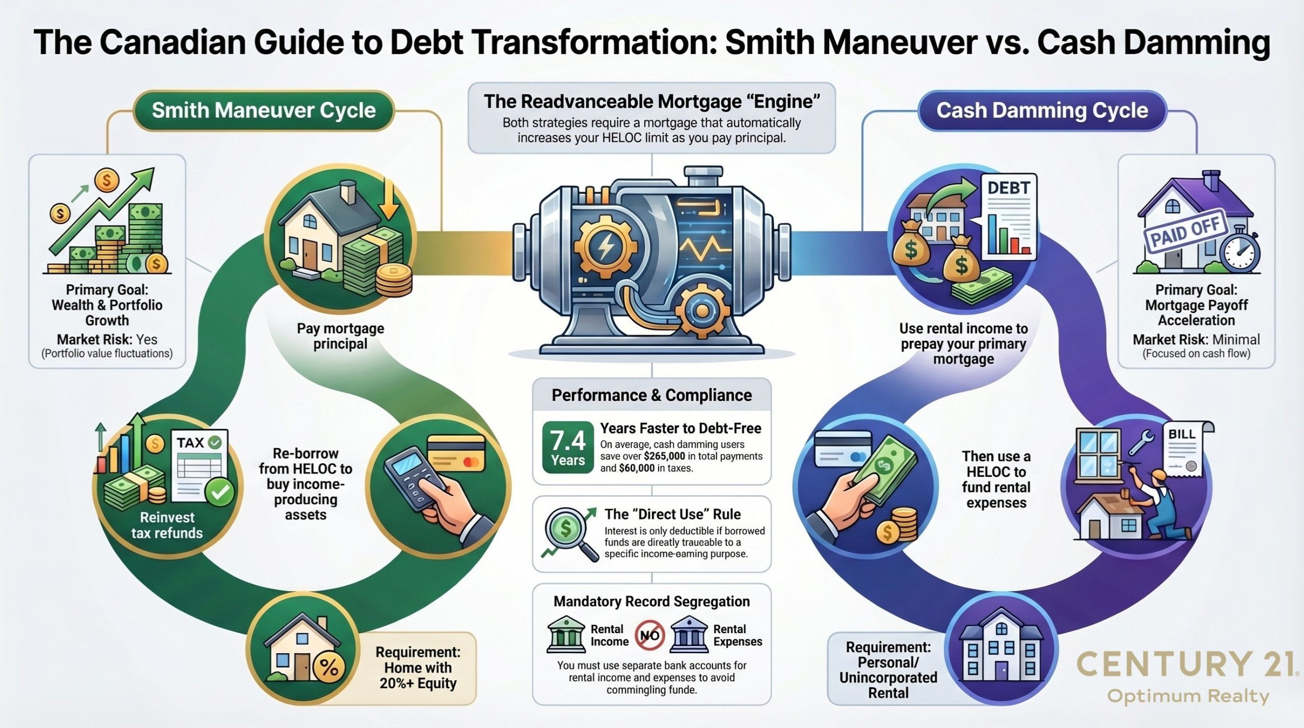 The Smith Maneuver and Cash Damming: A Canadian Real Estate Investor's Guide